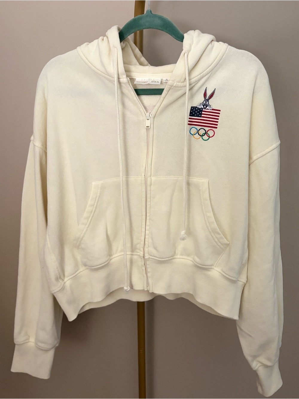 Women's Looney Tunes Team USA Bugs Bunny Graphic Hoodie